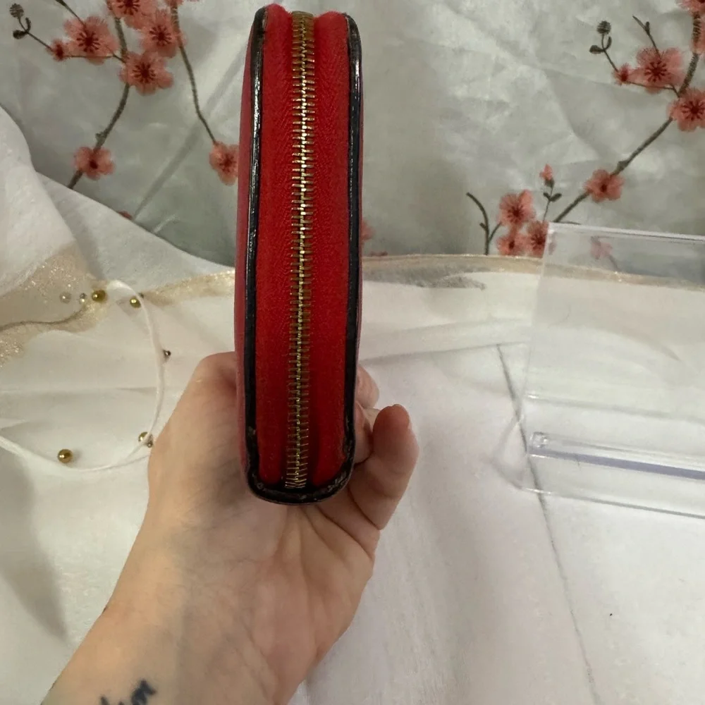 Celine Red Leather Women's wallet/cluch - Picture 7 of 8